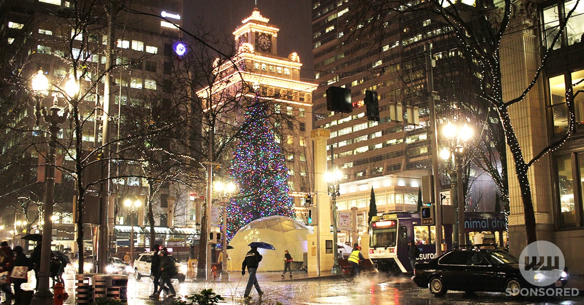 Downtown Portland lights up the holiday season Willamette Week
